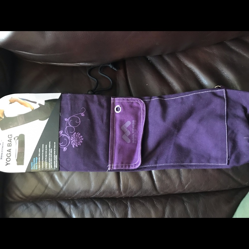 NWT Purple Yoga Mat Bag